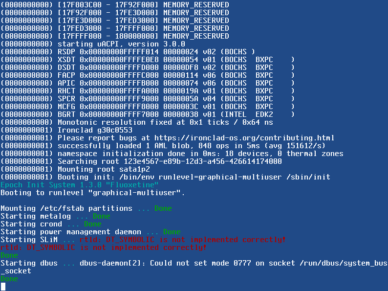 Gloire booting on RISC-V